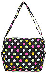 Quilted Polkadot Messenger Bag Quilted Polkadot Messenger Bag