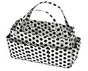Purse Organizer in White and Black Polkadots Purse Organizer in White and Black Polkadots